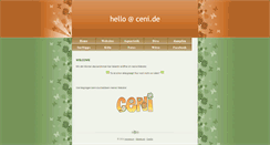 Desktop Screenshot of ceni.de